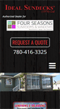 Mobile Screenshot of idealsundecks.ca